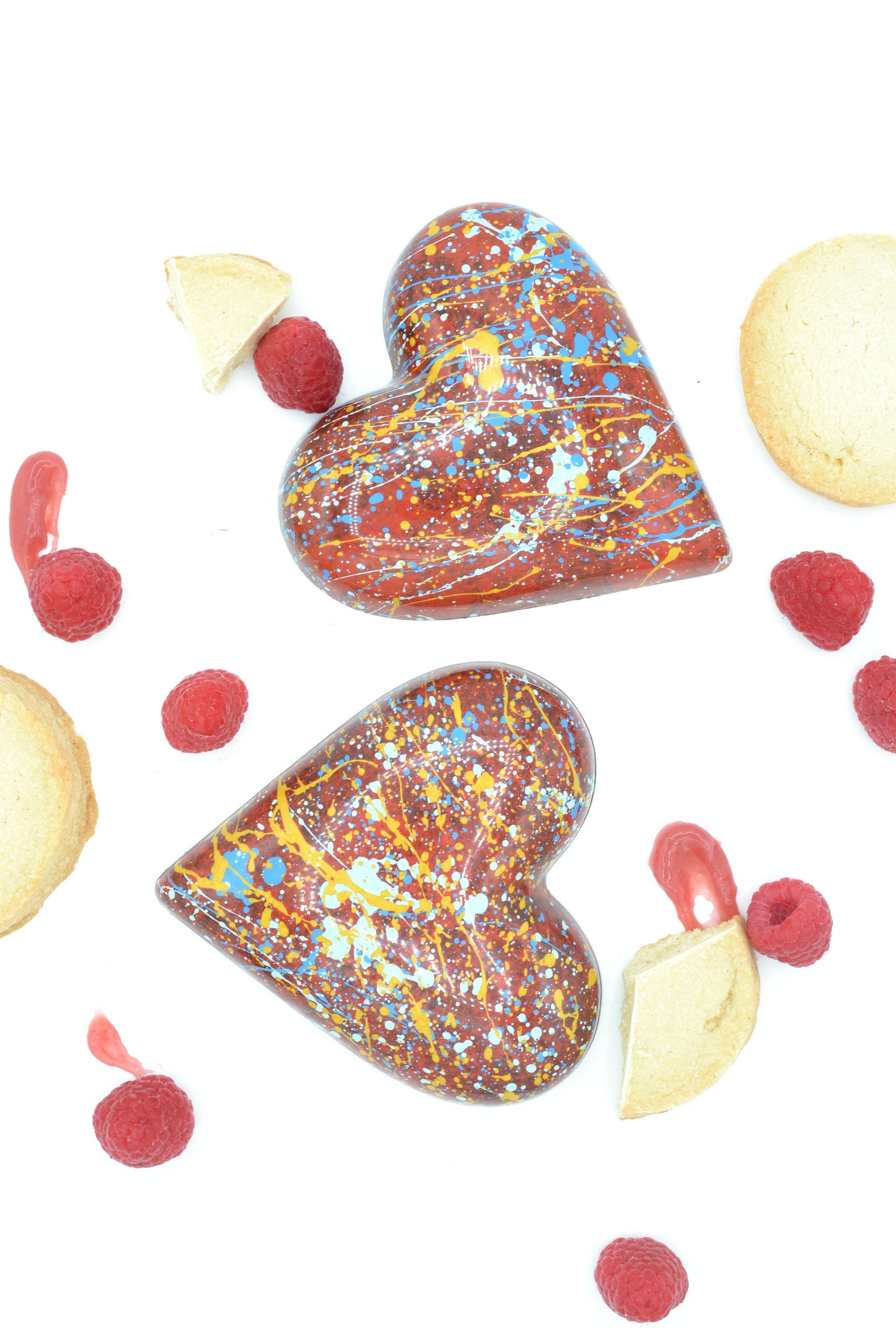 Candy Bar Heart (Raspberry Shortbread)