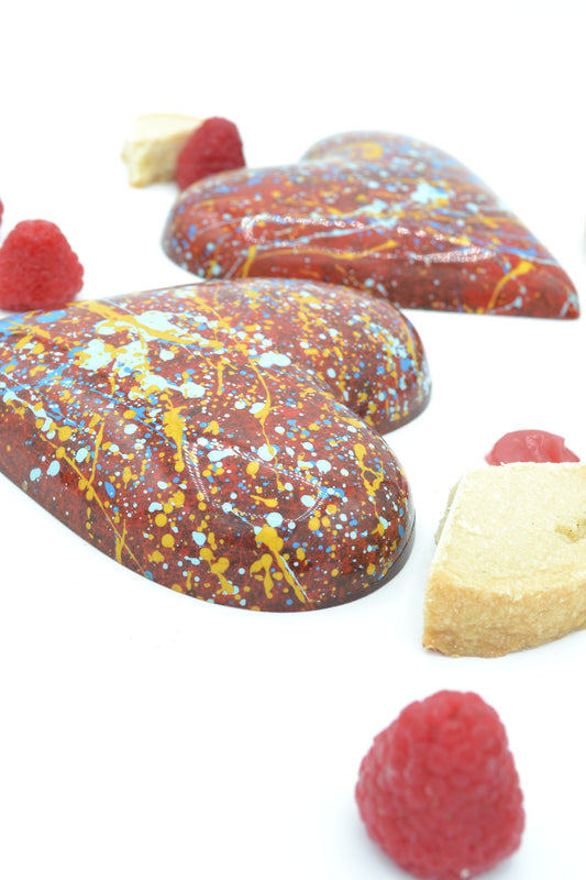 Candy Bar Heart (Raspberry Shortbread)