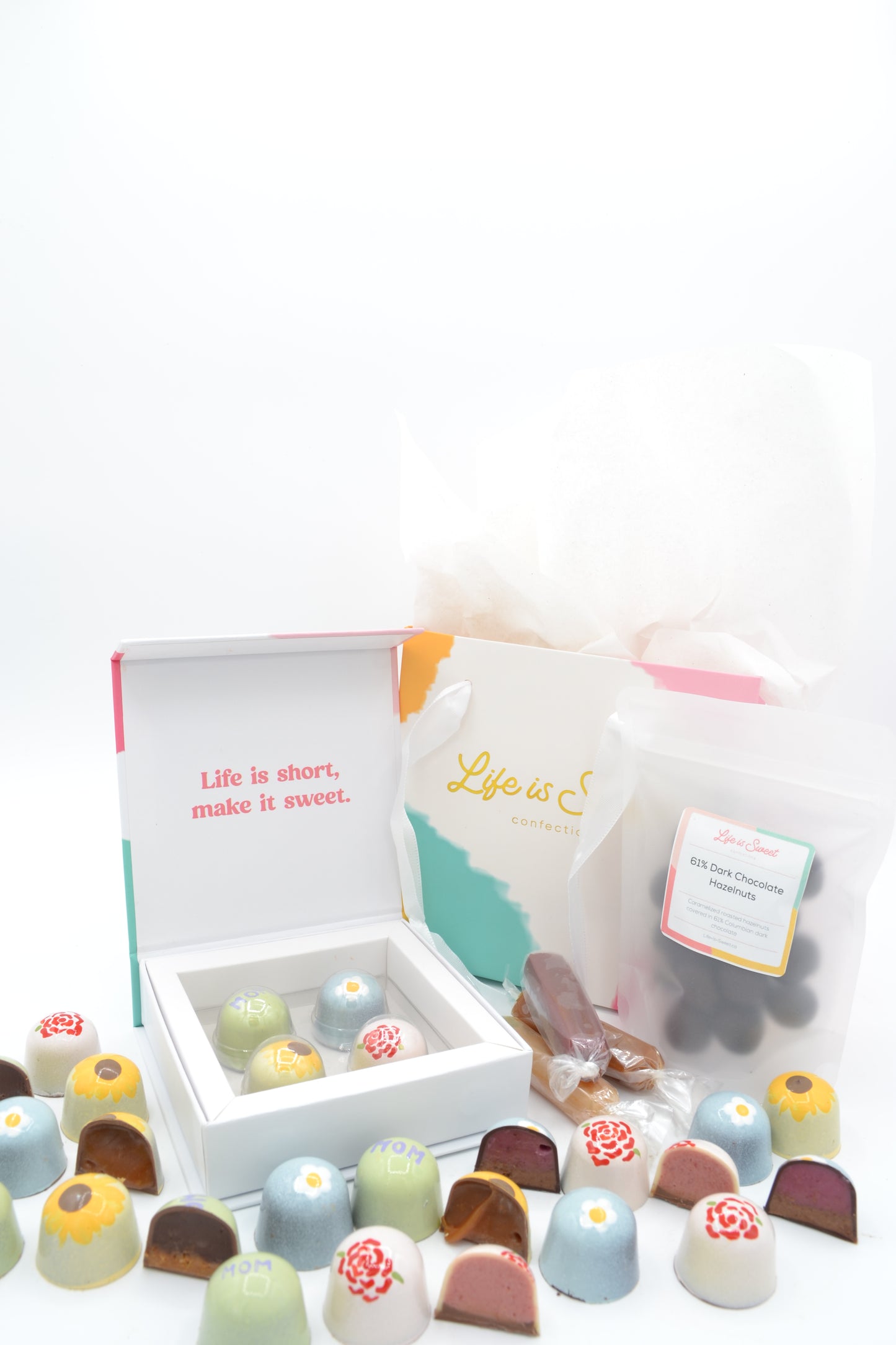 Mother's Day Bundle (4pc Bonbons, Small Dragee, 4 caramels)