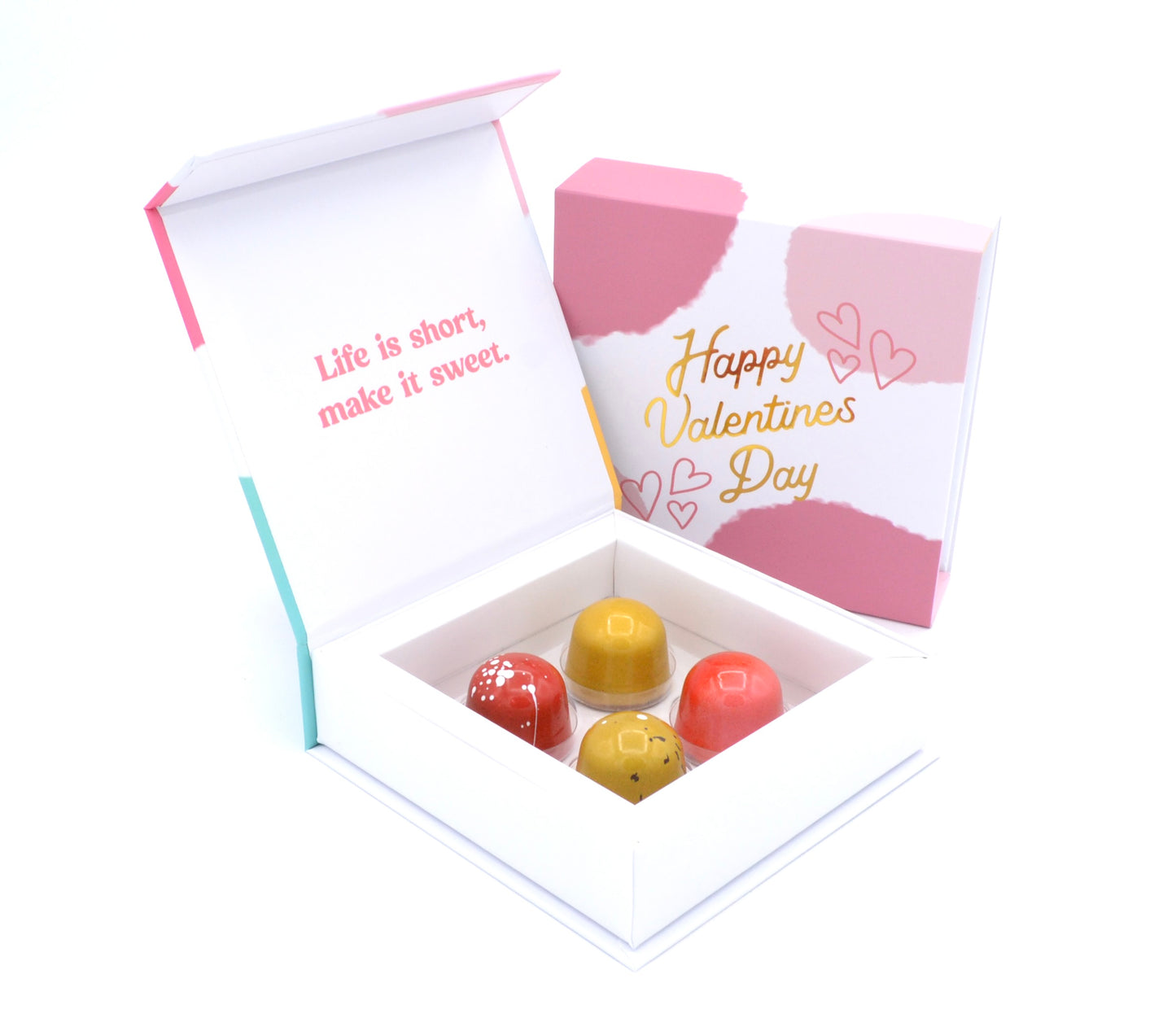 Valentines Day 4pc Bonbon Box