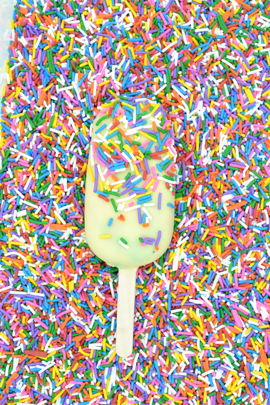 Birthday Cake Gelato Popsicle