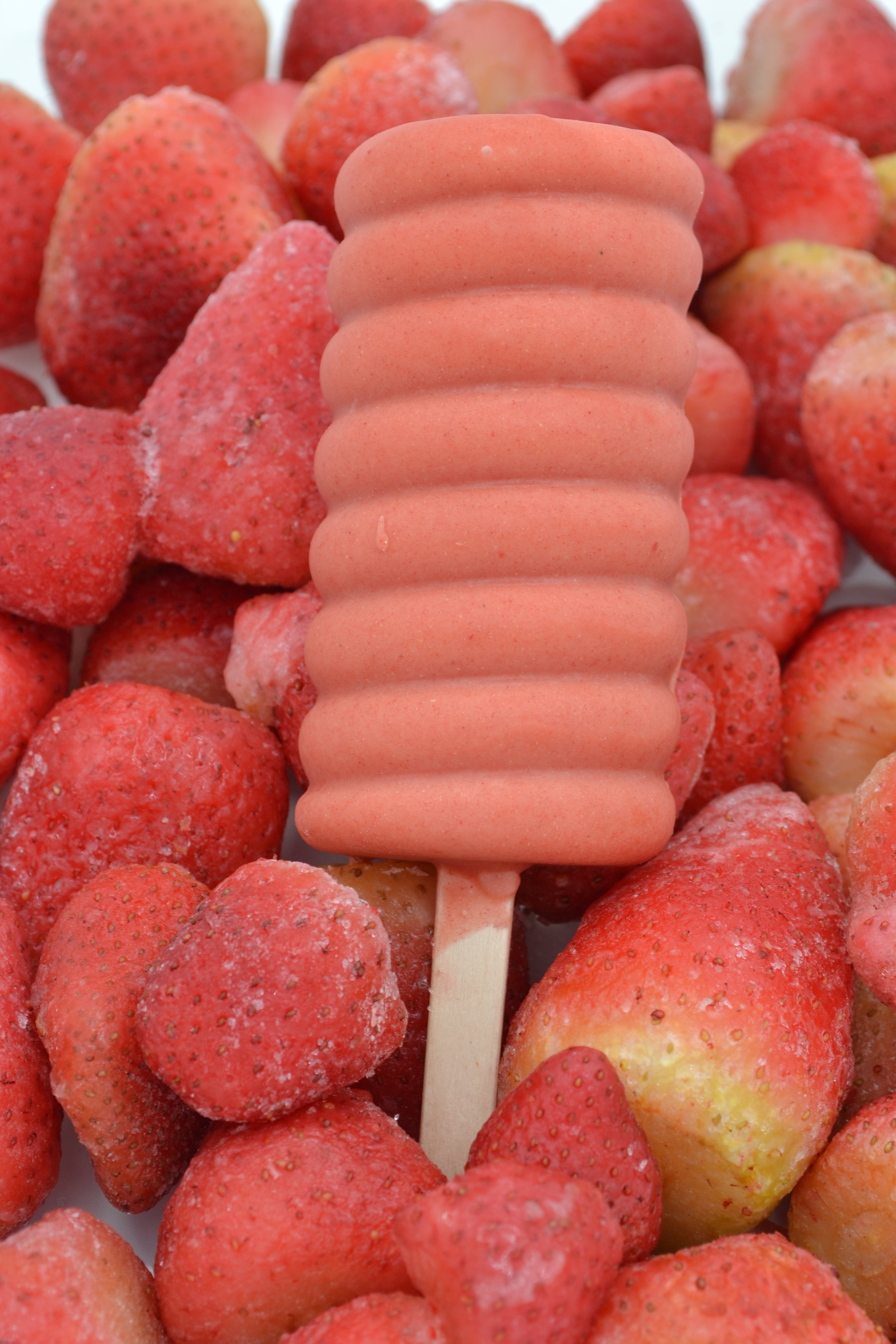 Strawberry Gelato Popsicle