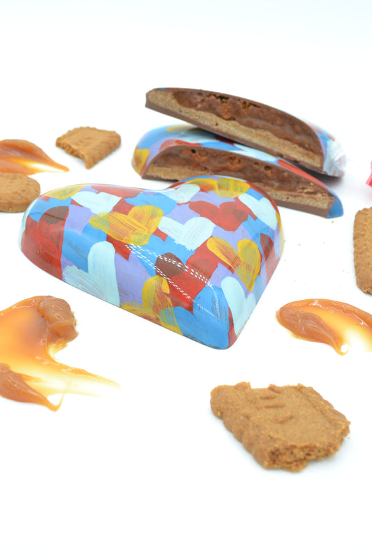 Candy Bar Heart (Biscoff Caramel)