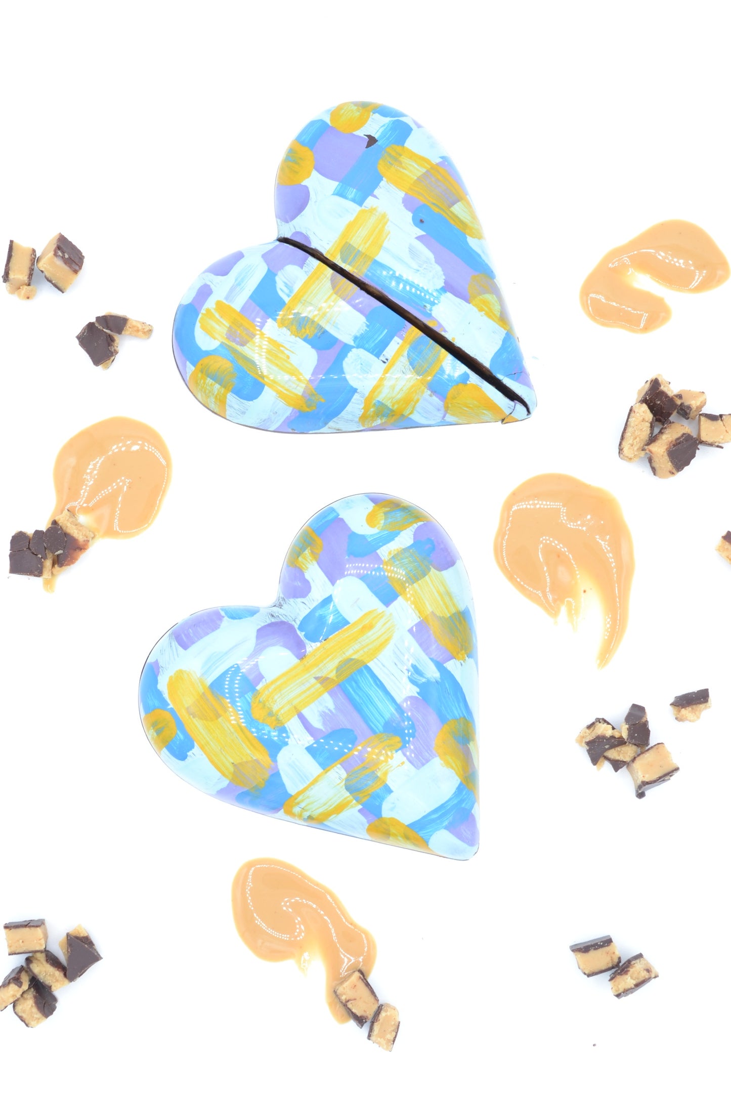 Candy Bar Heart (Peanut Fudge)