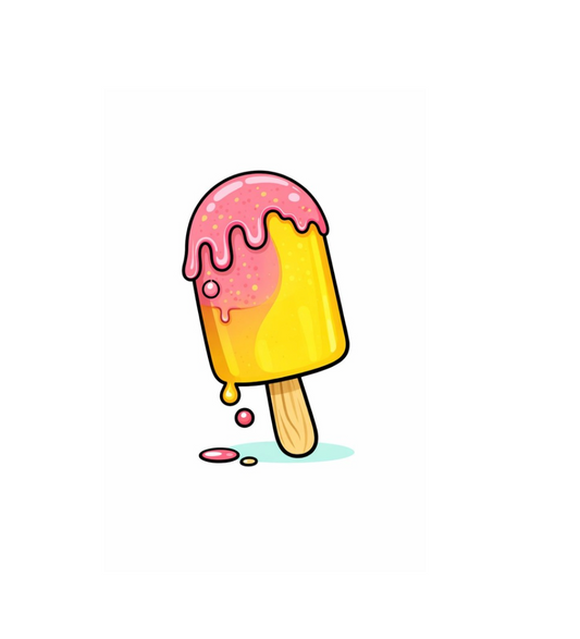 Mini gelato popsicle